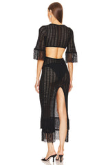 x REVOLVE Hanley Fringe Maxi Knit Dress