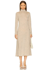 Wool-blend Turtleneck Dress