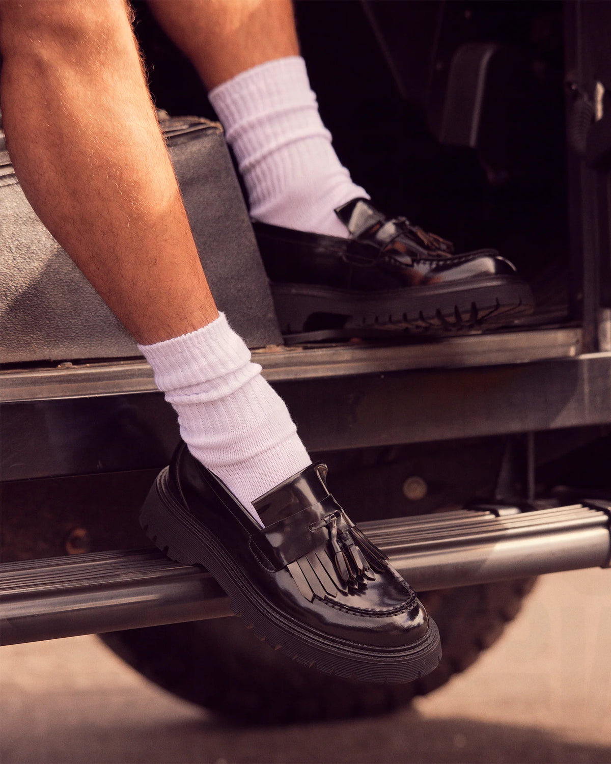 Men'S Zev Loafer And Socks Bundle