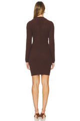 Ryan Mock Neck Mini Dress