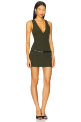 Patrice Belted Mini Dress