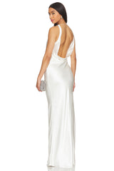 Drape Front Maxi Dress