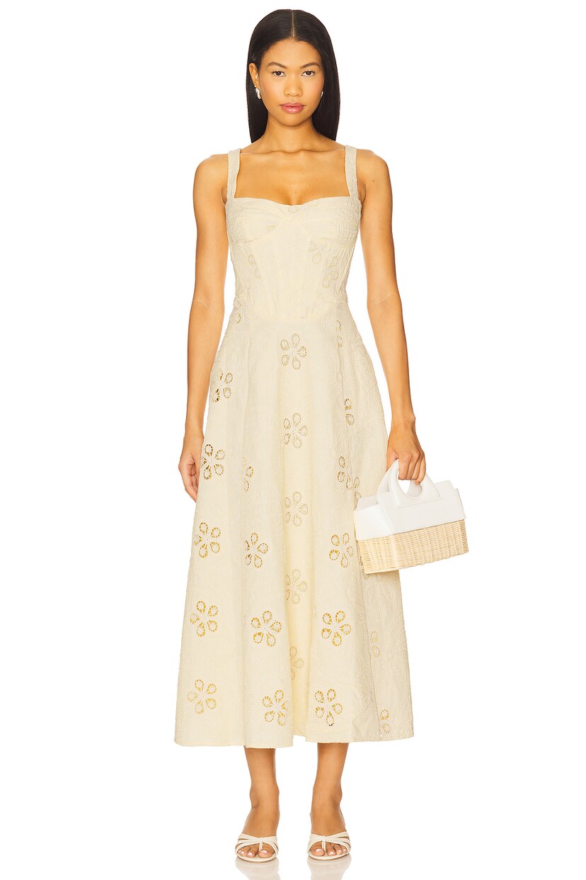 Lilah Corset Midi Dress