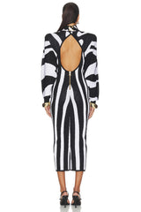 Zebra Batwing Dress