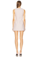 X Revolve Tweed Mini Dress in Pink