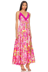 All A Bloom Maxi Dress In Neon Pop Combo