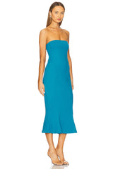 Tube Trumpet Midi Dress