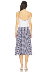 Gisella Gingham Midi Dress