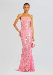 Delaina Sequin Lace Dress