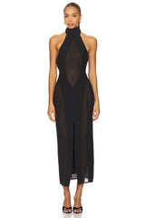 Koemi Sheer Panel Dress