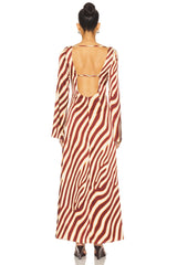 Montie Sleeved Maxi Dress