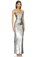 Manu Sequin Maxi Dress