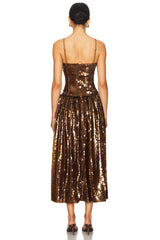 Sequin Midi Dress