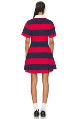 Striped Cotton Jersey Rugby Dress