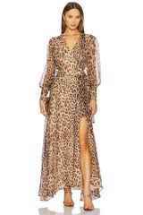 Lucianna Maxi Wrap Dress