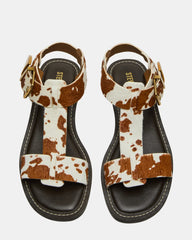 Brazinn Brown Cow Print