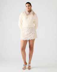 Lysia Sweater Jacket Cream