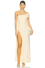 Larsen One Shoulder Maxi Dress