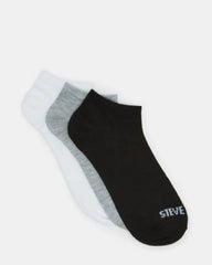 Basic Low Cut Socks Black/White