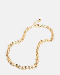 2-Piece Pearl Chain Anklet Set