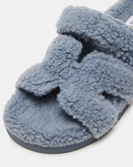 Mayven Faux Shearling Blue - Sm Rebooted