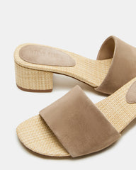 Hailee Taupe Suede