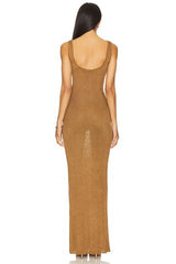 Benilda Metallic Maxi Dress