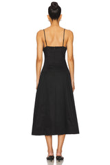 Drop Waist High Neck Dress