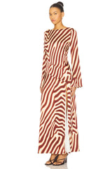 Montie Sleeved Maxi Dress