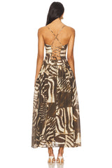 Estie Printed Maxi Dress